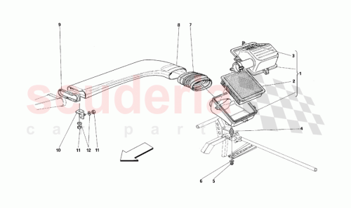 Part Diagram for Ferrari 63946300