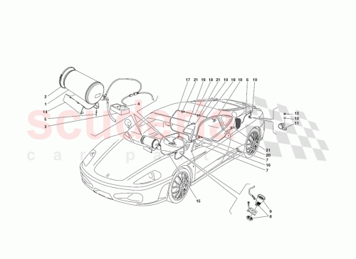 Part Diagram for Ferrari 10790224