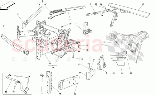 Part Diagram for Ferrari 236948