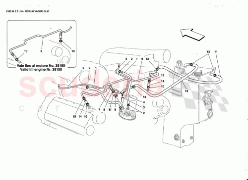 Part Diagram for Ferrari 160932