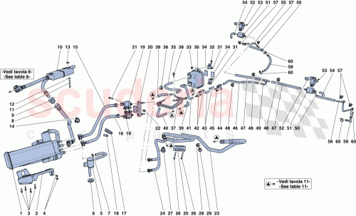 Part Diagram for Ferrari 302655
