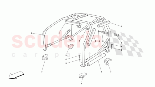 Part Diagram for Ferrari 66216400
