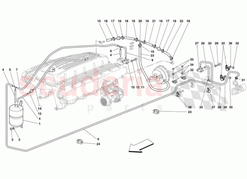 Part Diagram for Ferrari 121828