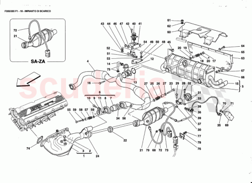 Part Diagram for Ferrari 168827