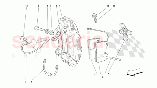 Part Diagram for Ferrari 160651
