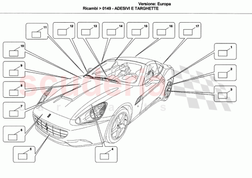 Part Diagram for Ferrari 111723