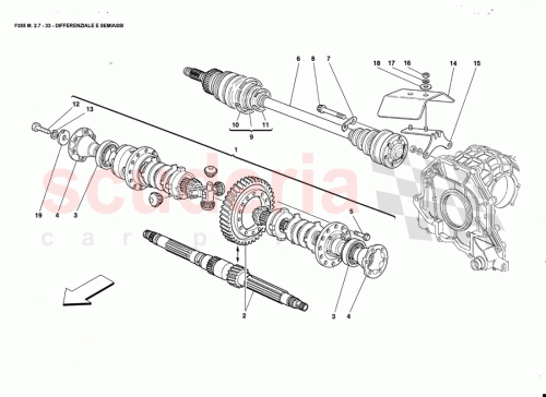 Part Diagram for Ferrari 70000834