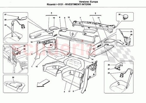 Part Diagram for Ferrari 823135