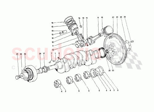 Part Diagram for Ferrari 123381