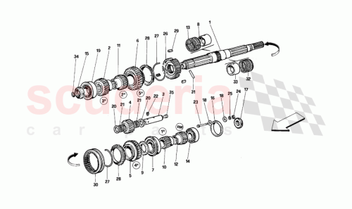 Part Diagram for Ferrari 103042