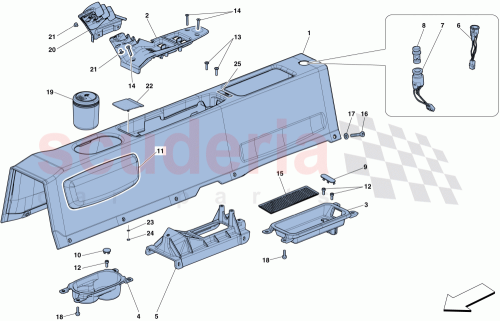 Part Diagram for Ferrari 86402300