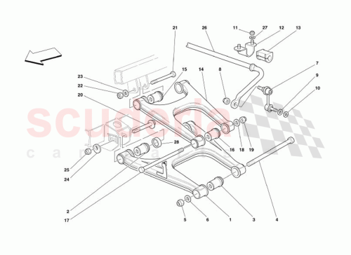 Part Diagram for Ferrari 210897