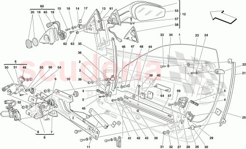 Part Diagram for Ferrari 15687975