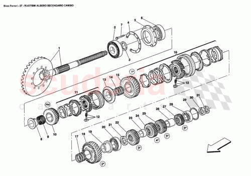 Part Diagram for Ferrari 190205