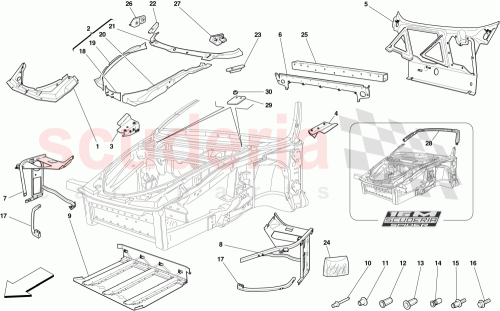 Part Diagram for Ferrari 80305911