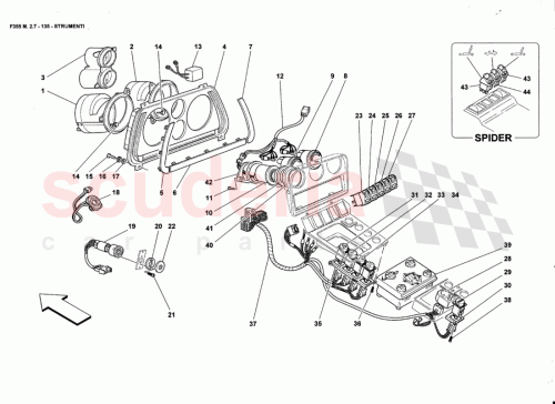 Part Diagram for Ferrari 165263