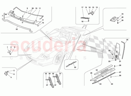 Part Diagram for Ferrari 63482200