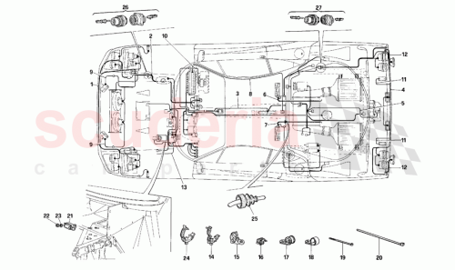 Part Diagram for Ferrari 62534500