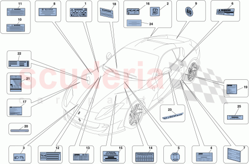 Part Diagram for Ferrari 804287