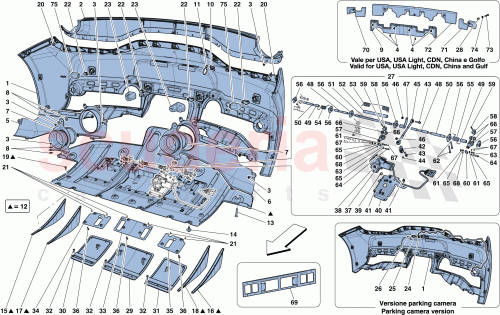 Part Diagram for Ferrari 85684900