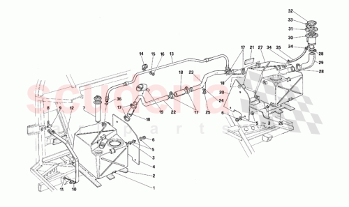 Part Diagram for Ferrari 143444