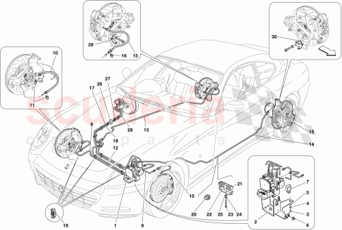 Part Diagram for Ferrari 203706