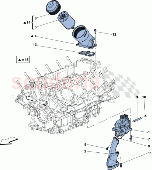 Part Diagram for Ferrari 288129