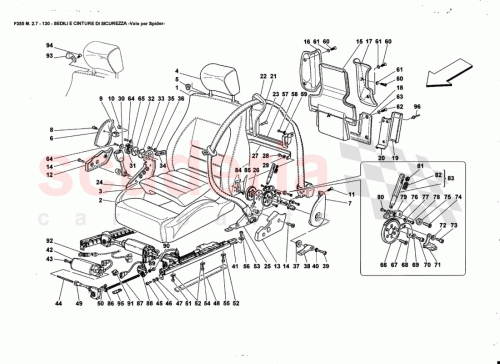 Part Diagram for Ferrari 15915877