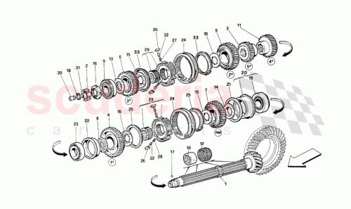 Part Diagram for Ferrari 105329
