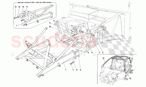 Part Diagram for Ferrari 62903400