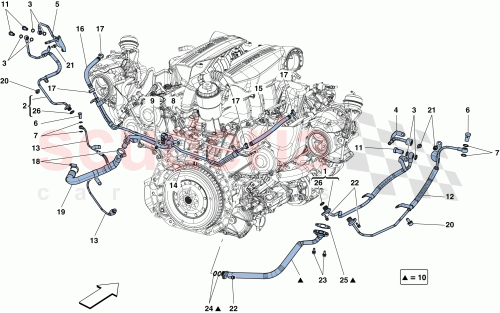 Part Diagram for Ferrari 287722