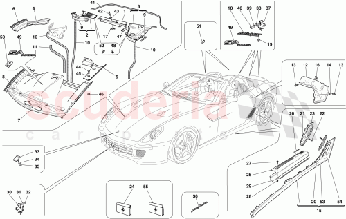 Part Diagram for Ferrari 67620500
