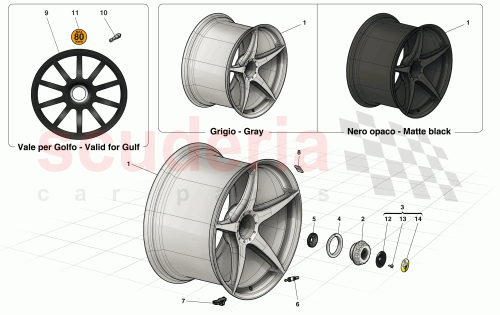 Part Diagram for Ferrari 300975