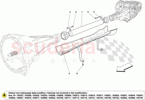 Part Diagram for Ferrari 275612