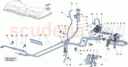 Part Diagram for Ferrari 254315