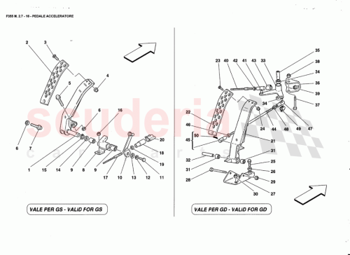 Part Diagram for Ferrari 163170