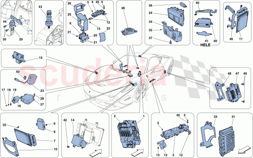 Part Diagram for Ferrari 298125