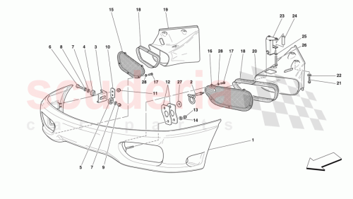 Part Diagram for Ferrari 65986800
