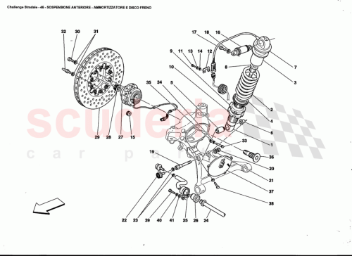 Part Diagram for Ferrari 195443