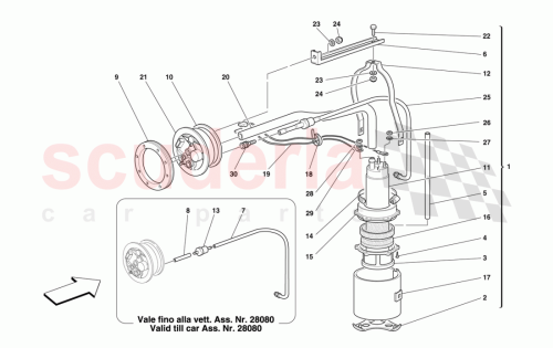 Part Diagram for Ferrari 166520