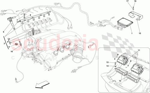 Part Diagram for Ferrari 268317