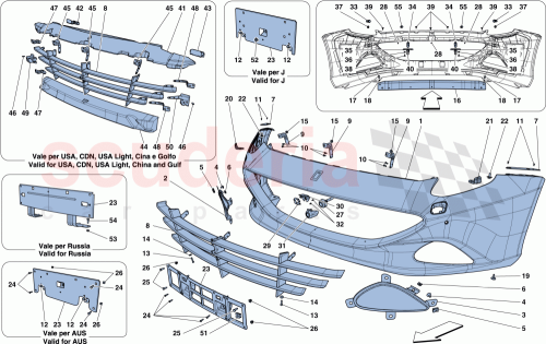 Part Diagram for Ferrari 86291600