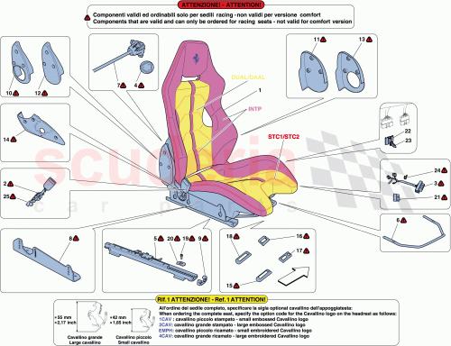Part Diagram for Ferrari 84522800