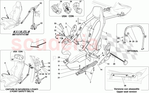 Part Diagram for Ferrari 12646704