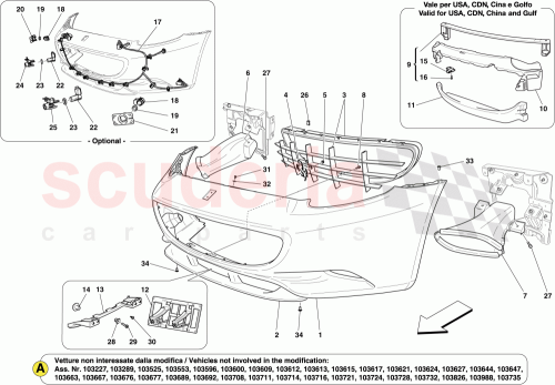 Part Diagram for Ferrari 81078400