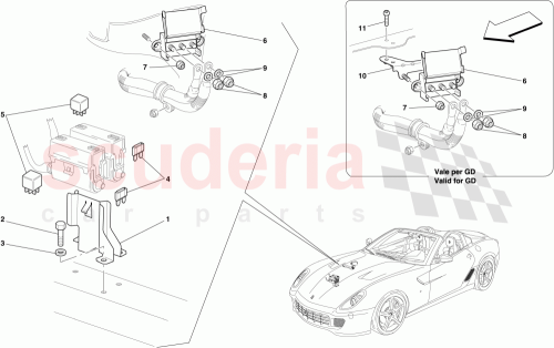 Part Diagram for Ferrari 204066