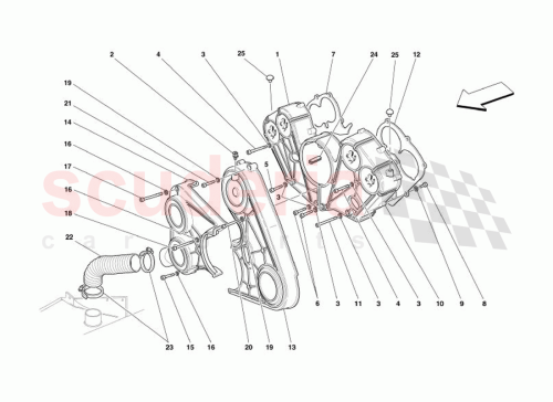 Part Diagram for Ferrari 175732