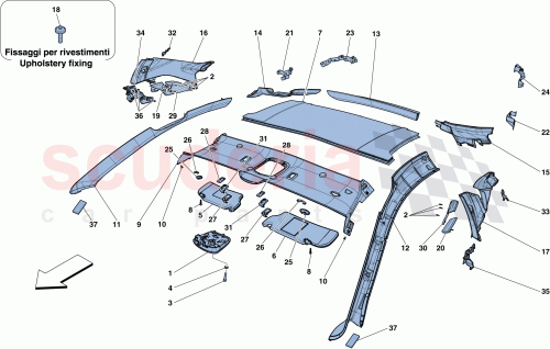 Part Diagram for Ferrari 87537700
