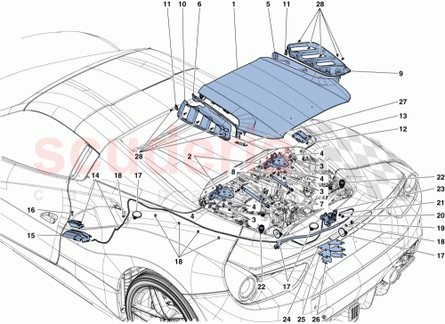 Part Diagram for Ferrari 87667000