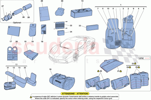 Part Diagram for Ferrari 88130100
